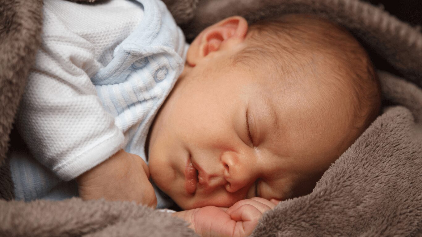Baby eingeschlafen baby schläft